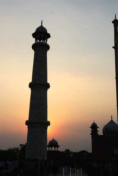 Abenddämmerung des Taj Mahal — Stockfoto