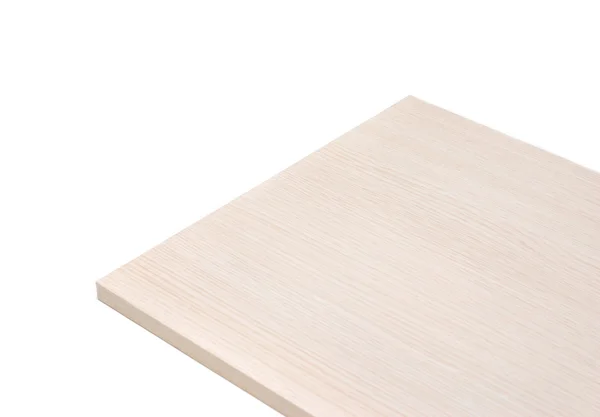 白で隔離される木製のパネル — ストック写真