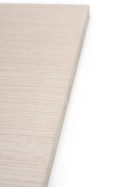 白で隔離される木製のパネル — ストック写真