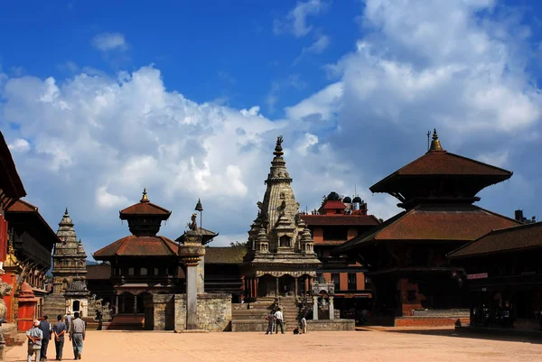 Pátan durbar náměstí v Káthmándú, Nepál Stock Obrázky