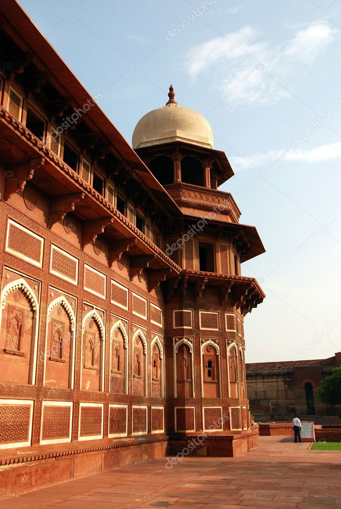 Architecture in Agra fort of India