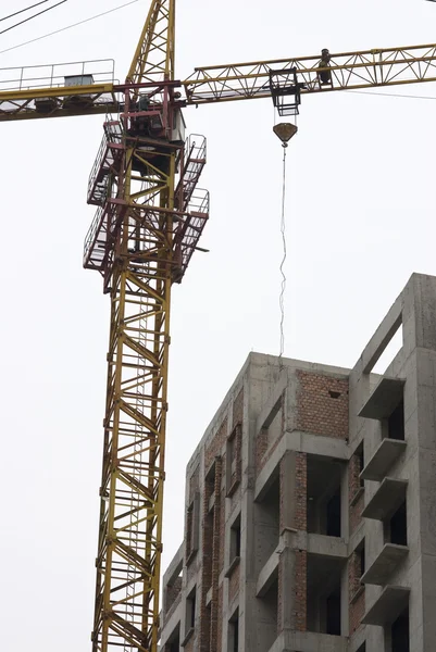 Crane details at Construction Site — Stock Photo, Image