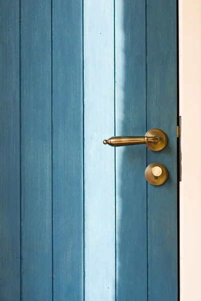 stock image Colorful Door Knob of a wooden door