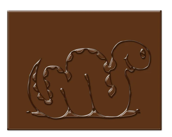 Karikatür çikolatalı kurabiye dokular — Stok fotoğraf
