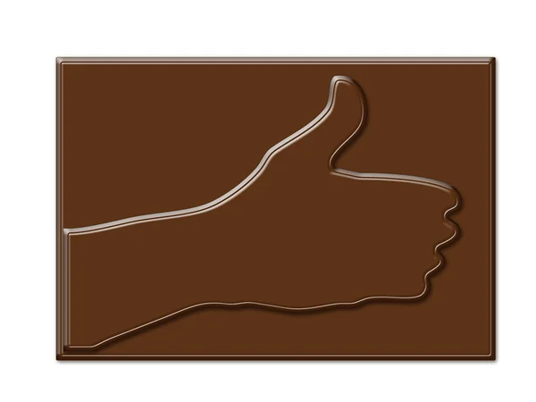 Cartoon hand shape cookies — Stock Photo, Image