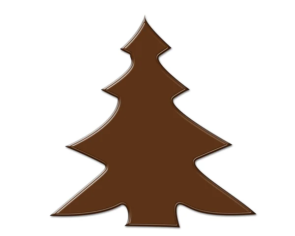 Desenhos animados forma de árvore cookies — Fotografia de Stock