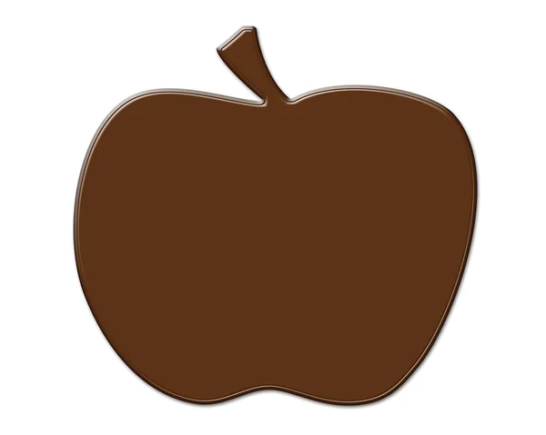 漫画のりんごの形のクッキー — ストック写真