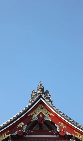 在东京浅草寺从现场 j — 图库照片