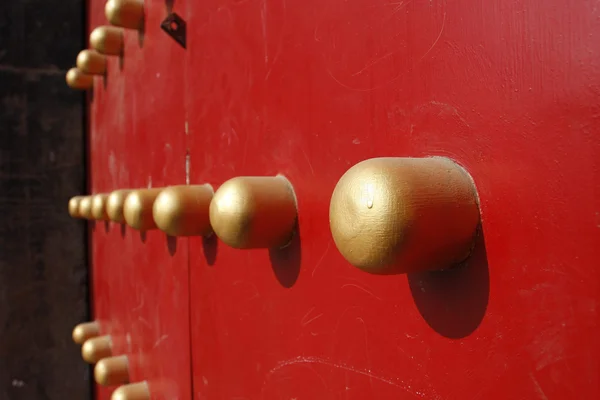Παραδοσιακή κινεζική πόρτα — Φωτογραφία Αρχείου