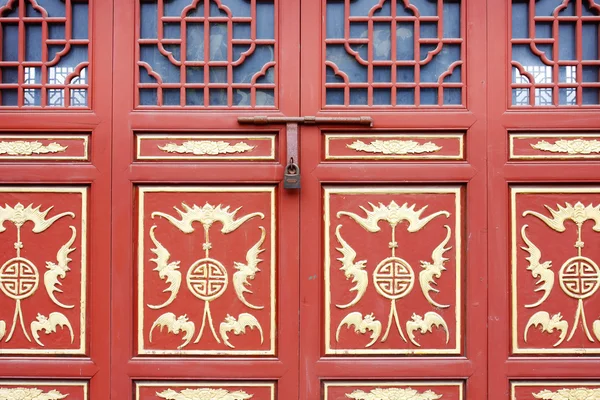 Traditionele chinese deur — Stockfoto