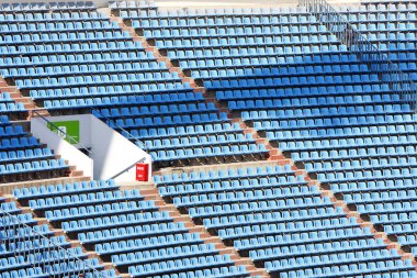 Plastic stadium seats clipart