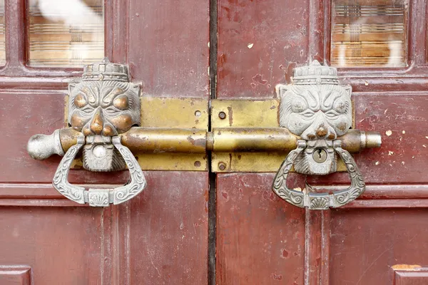 Porta tradizionale cinese — Foto Stock