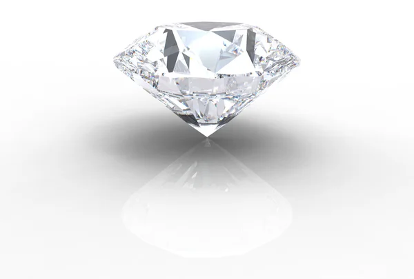 Diamant met schaduwen — Stockfoto