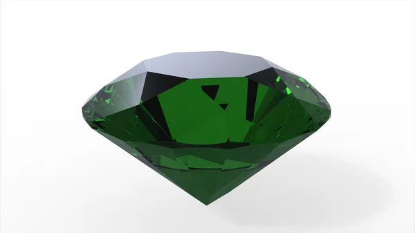 Zielony diament — Zdjęcie stockowe