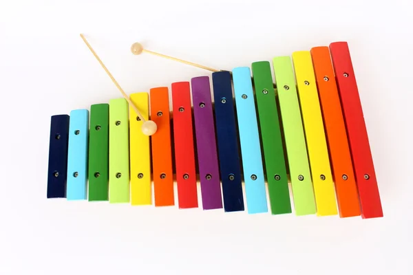Renkli ksilofon — Stok fotoğraf