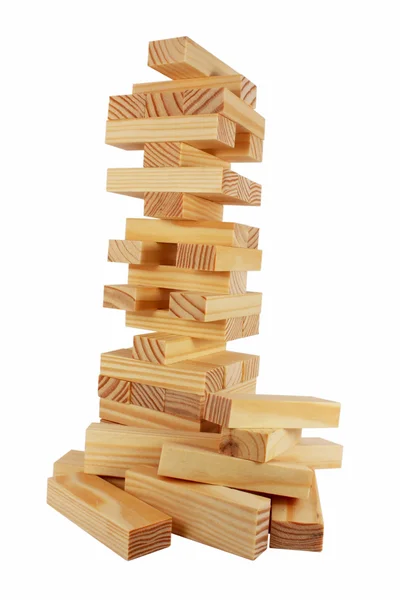 Ladrillos de madera — Foto de Stock