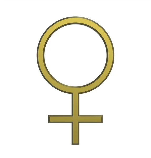 Símbolo de seks feminino — Fotografia de Stock