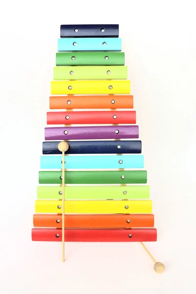 Renkli ksilofon — Stok fotoğraf