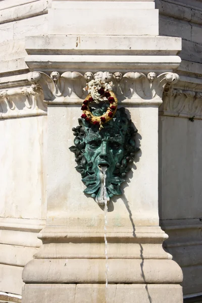 Little fountain near cathedral Zagreb — Stock Photo, Image