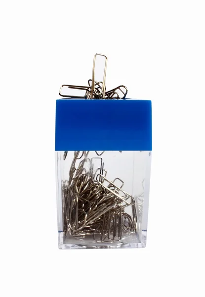 Paperclip container — Stockfoto