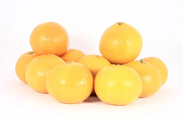 Стек mandarines — стокове фото