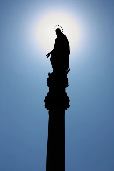 Статуя Пресвятої Діви Марії — стокове фото
