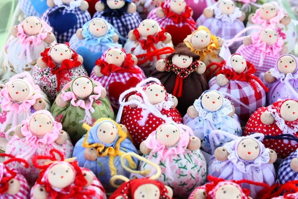 Många små dockor — Stockfoto