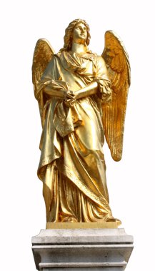 Statue of angel1 clipart