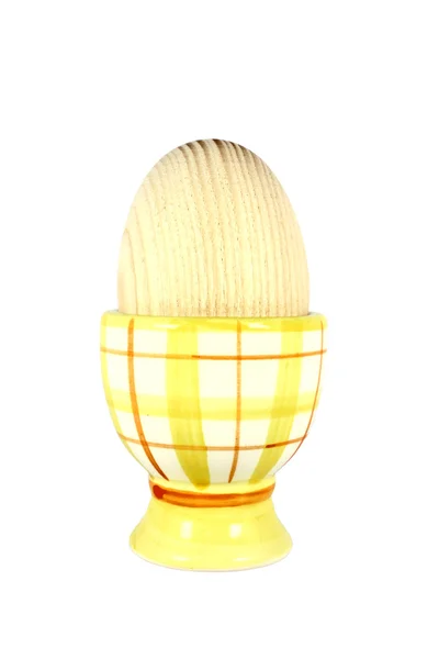 Великоднє яйце на п'єдесталі — стокове фото