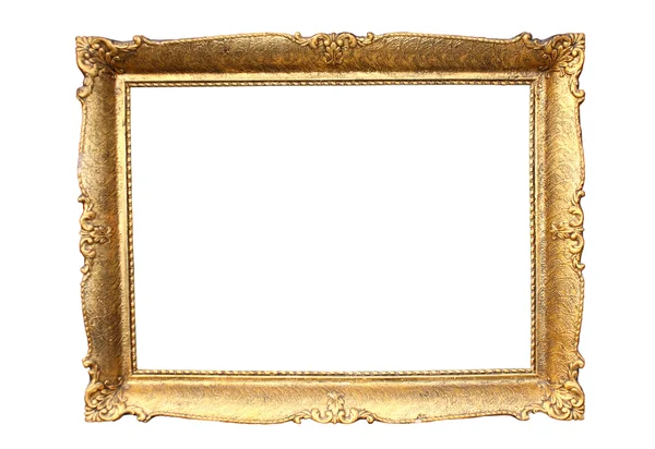 黄金镀金木制相框 — 图库照片