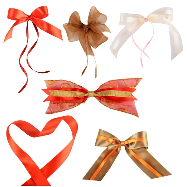 Collection of decorative bows — Stock Photo, Image