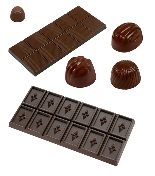 Kolekcja czekolady — Zdjęcie stockowe