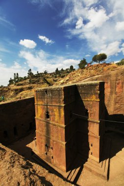 Church in Lalibela clipart