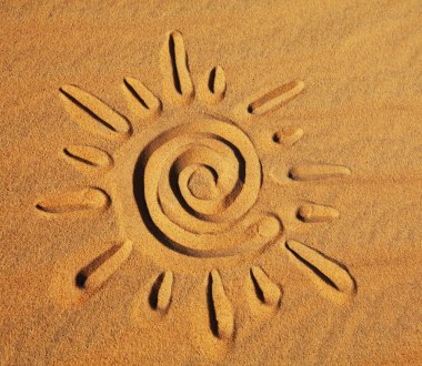 Sand texture clipart