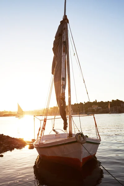 Лодки на Ниле — стоковое фото