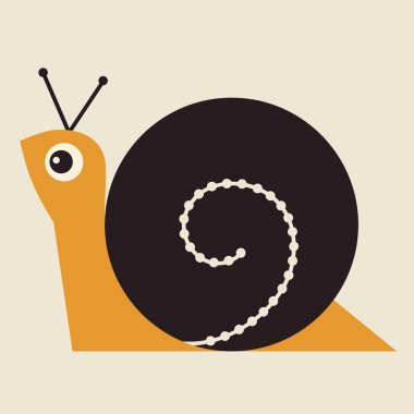 Snail Vector Illustration clipart