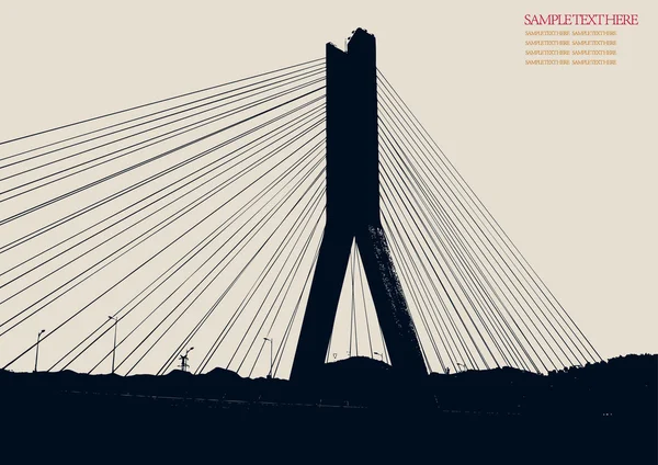 Мост — стоковый вектор