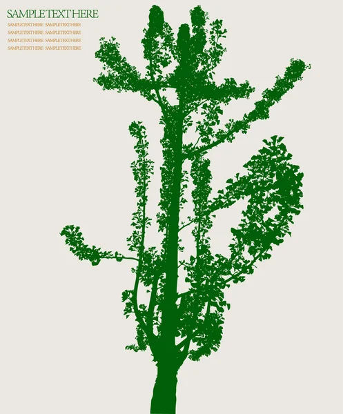 Фон векторного растения — стоковый вектор