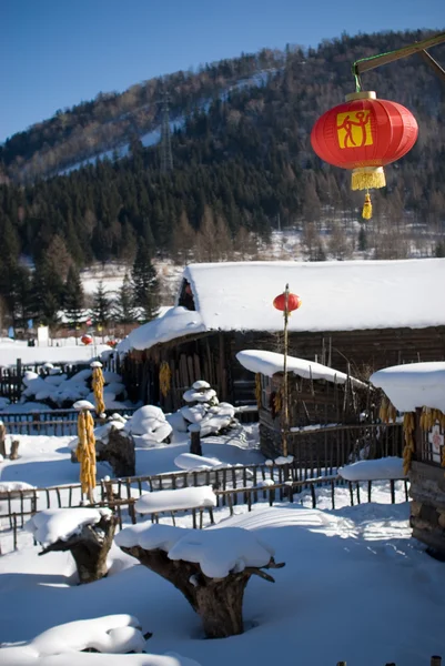 stock image Snow hut