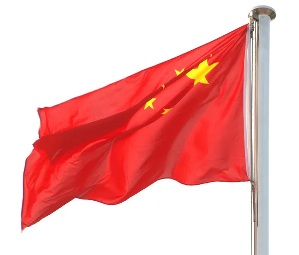 Kinesisk flagga — Stockfoto