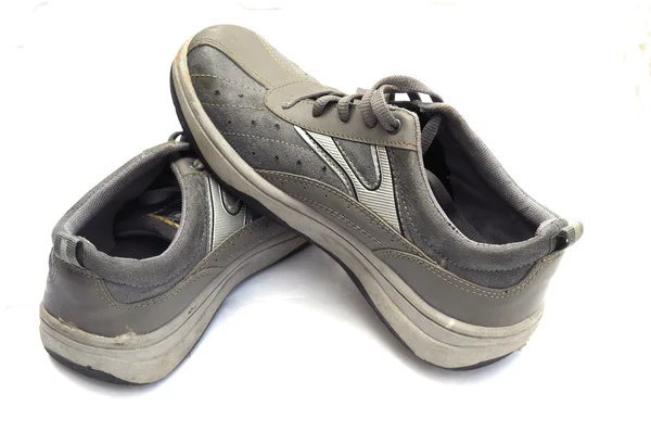El par de zapatos deportivos viejos . — Foto de Stock