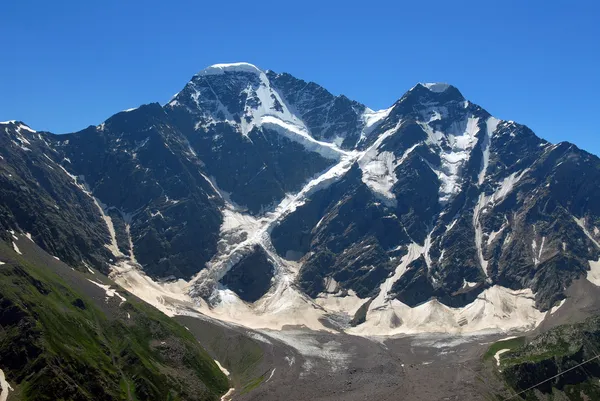 Льодовик Велика сімка на Кавказі — стокове фото