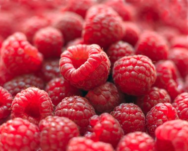 Raspberry with leaves clipart