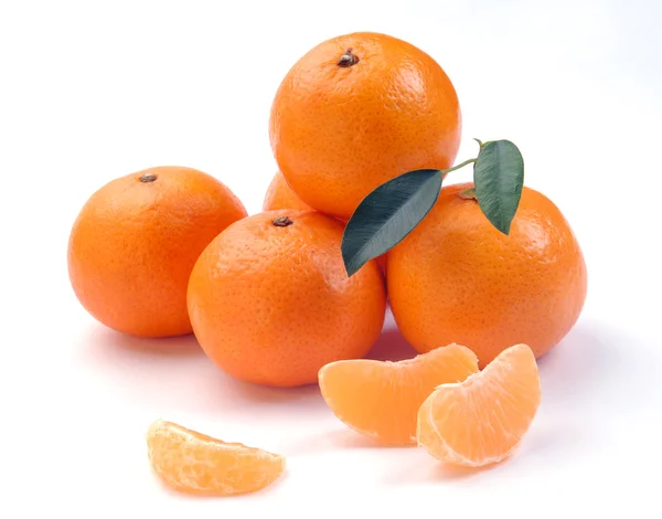 Clementinas con segmentos — Foto de Stock