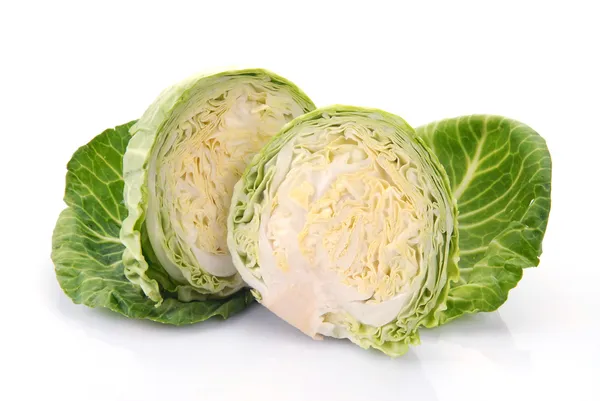 Two halves of cabbage — Stock Photo, Image