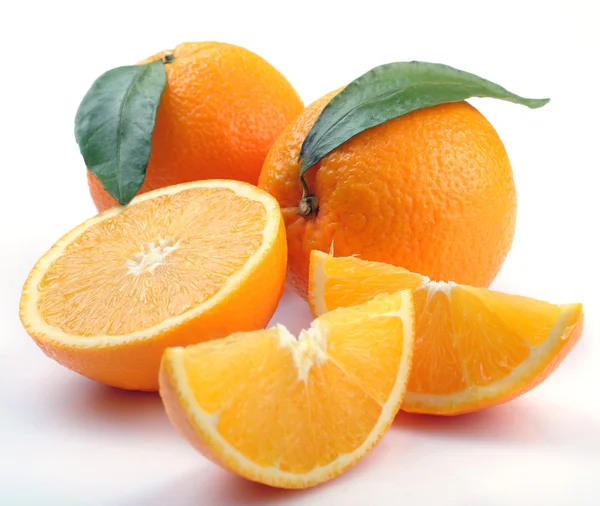 Πορτοκαλί με τμήματα — Φωτογραφία Αρχείου