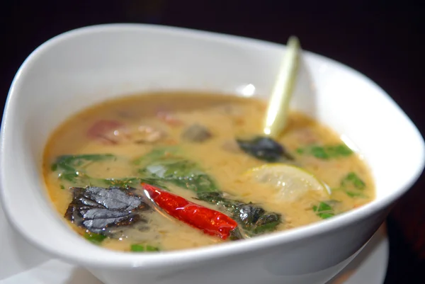 stock image Sharp Thai soup Tom Ka Kai