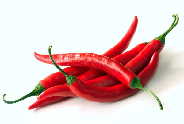 Röd het chilipeppar — Stockfoto
