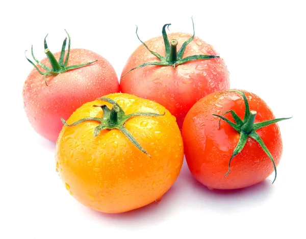 Tomat dengan tetes — Stok Foto