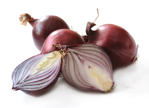 Several red onions — Stock Photo, Image